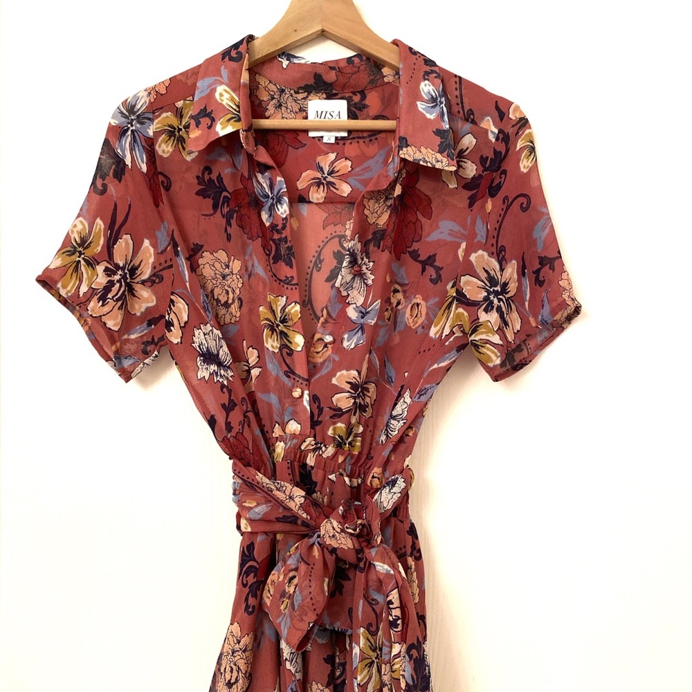 MISA Los Angeles Floral Mini Dress